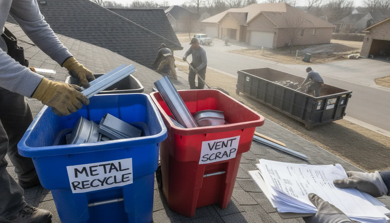 What a Roofing Debris Removal Service Includes After a Tear‑Off