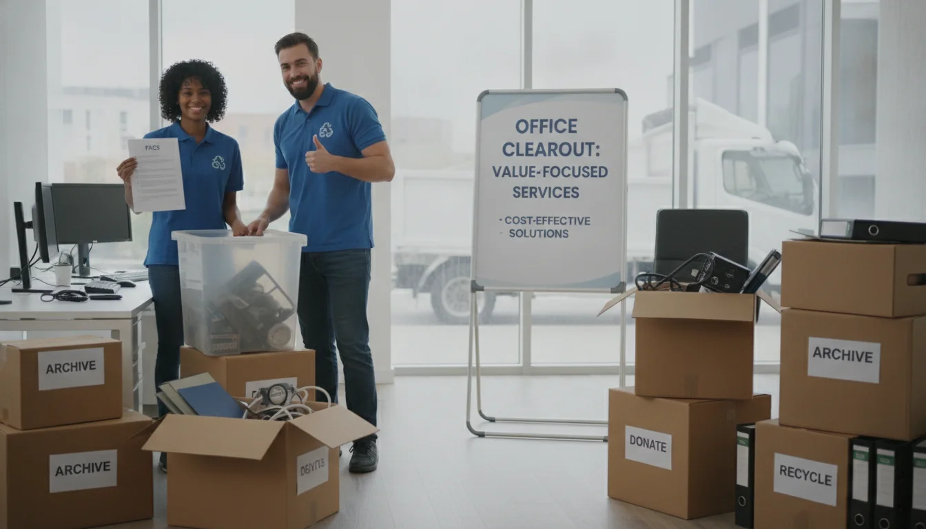Office Cleanout FAQs: Cost, Scheduling, Electronics & What’s Next in Palm Desert
